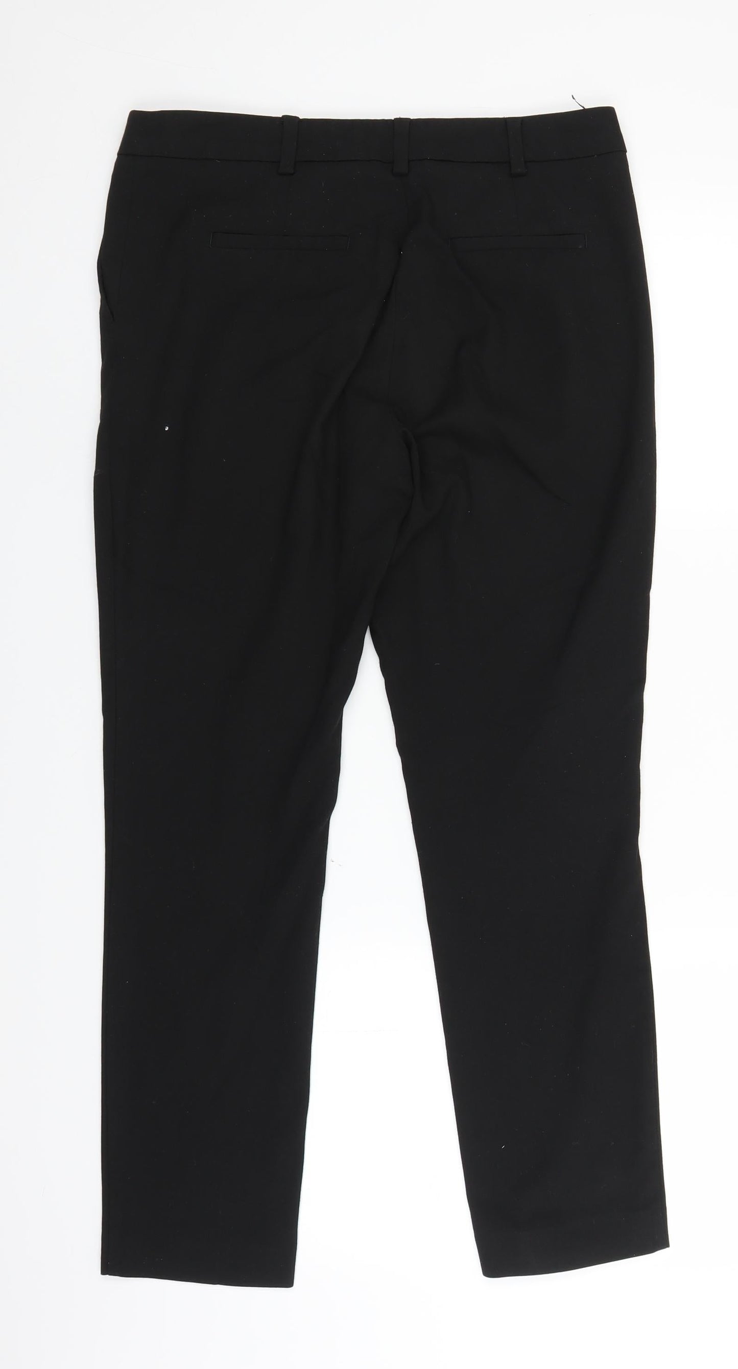 Womens UK Size 8 NEXT Regular Fit  Black Trousers