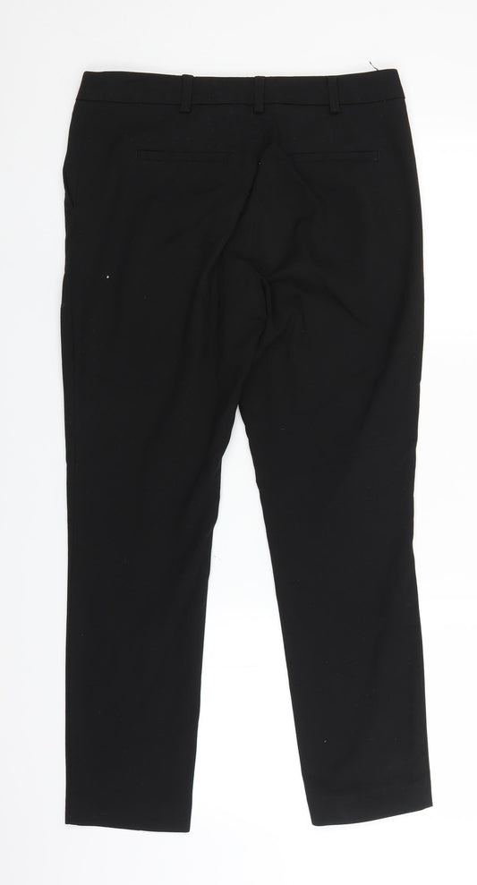 Womens UK Size 8 NEXT Regular Fit  Black Trousers