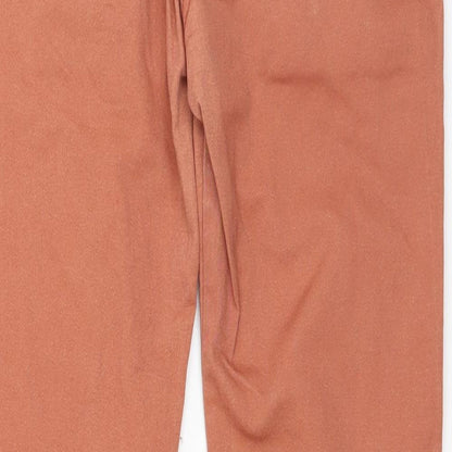 River Island Womens Orange  Denim Straight Jeans Size 8 L26 in