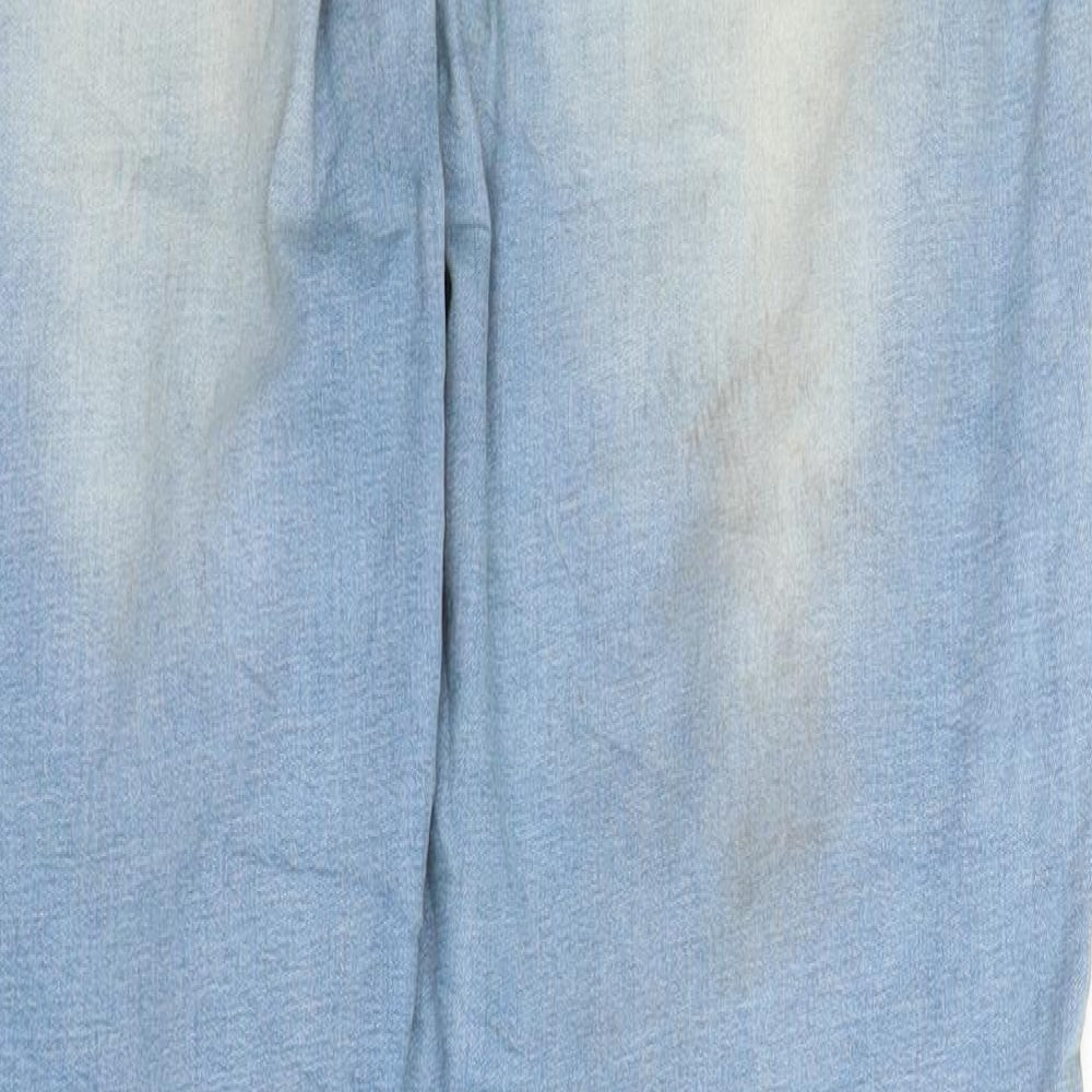 idodo Womens Blue  Denim Straight Jeans Size 12 L25 in