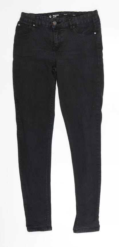 Preworn Womens Black  Denim Jegging Jeans Size M L30 in