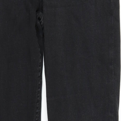 Preworn Womens Black  Denim Jegging Jeans Size M L30 in