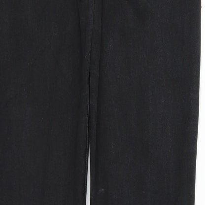 Preworn Womens Black  Denim Jegging Jeans Size M L30 in
