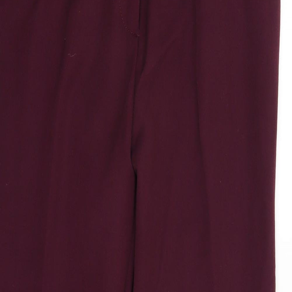 Womens UK Size 34 in MARISOTA Regular Fit  Purple Trousers