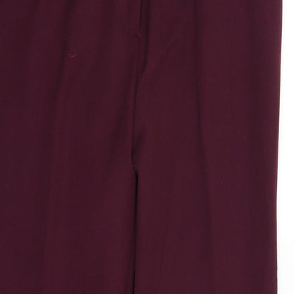 Womens UK Size 34 in MARISOTA Regular Fit  Purple Trousers