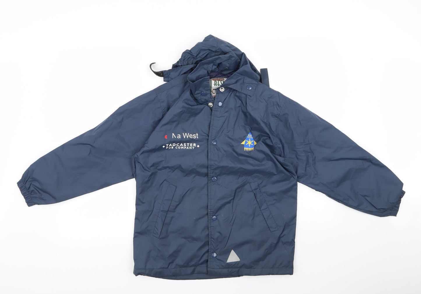 Mens UK Size M Result Blue Windbreaker Coat