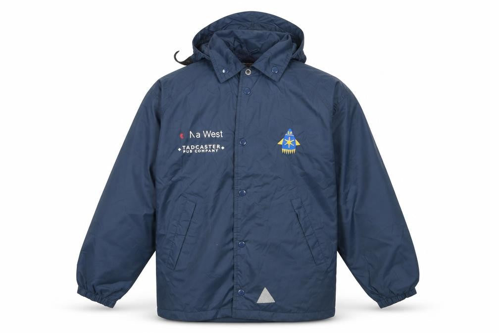 Mens UK Size M Result Blue Windbreaker Coat