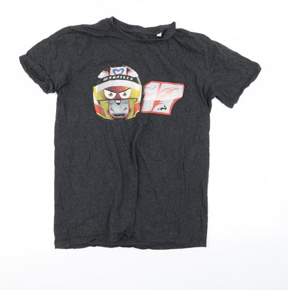 Preworn Mens Grey    T-Shirt Size S  - football