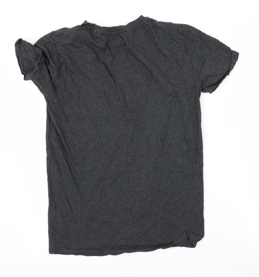 Preworn Mens Grey    T-Shirt Size S  - football