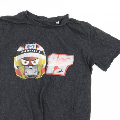 Preworn Mens Grey    T-Shirt Size S  - football