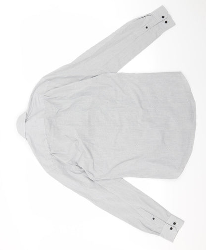 tailor  Mens White    Dress Shirt Size M