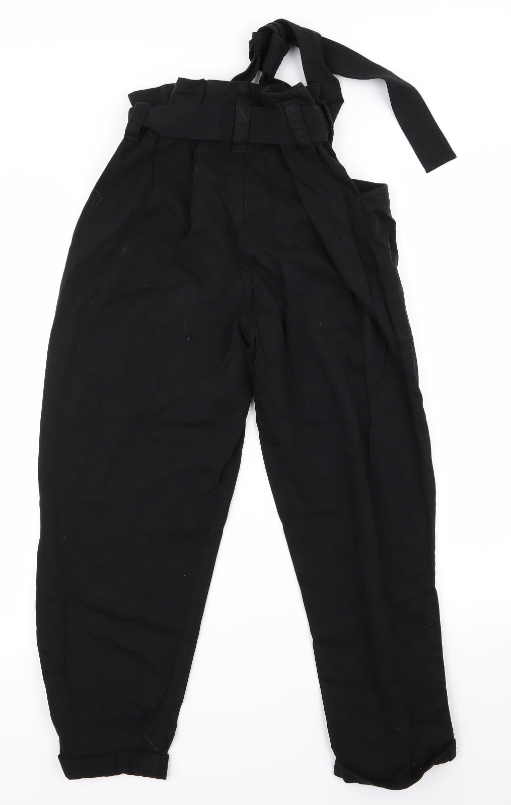 Womens UK Size 8 Preworn Regular Fit  Black Trousers