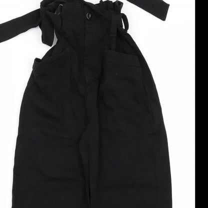 Womens UK Size 8 Preworn Regular Fit  Black Trousers