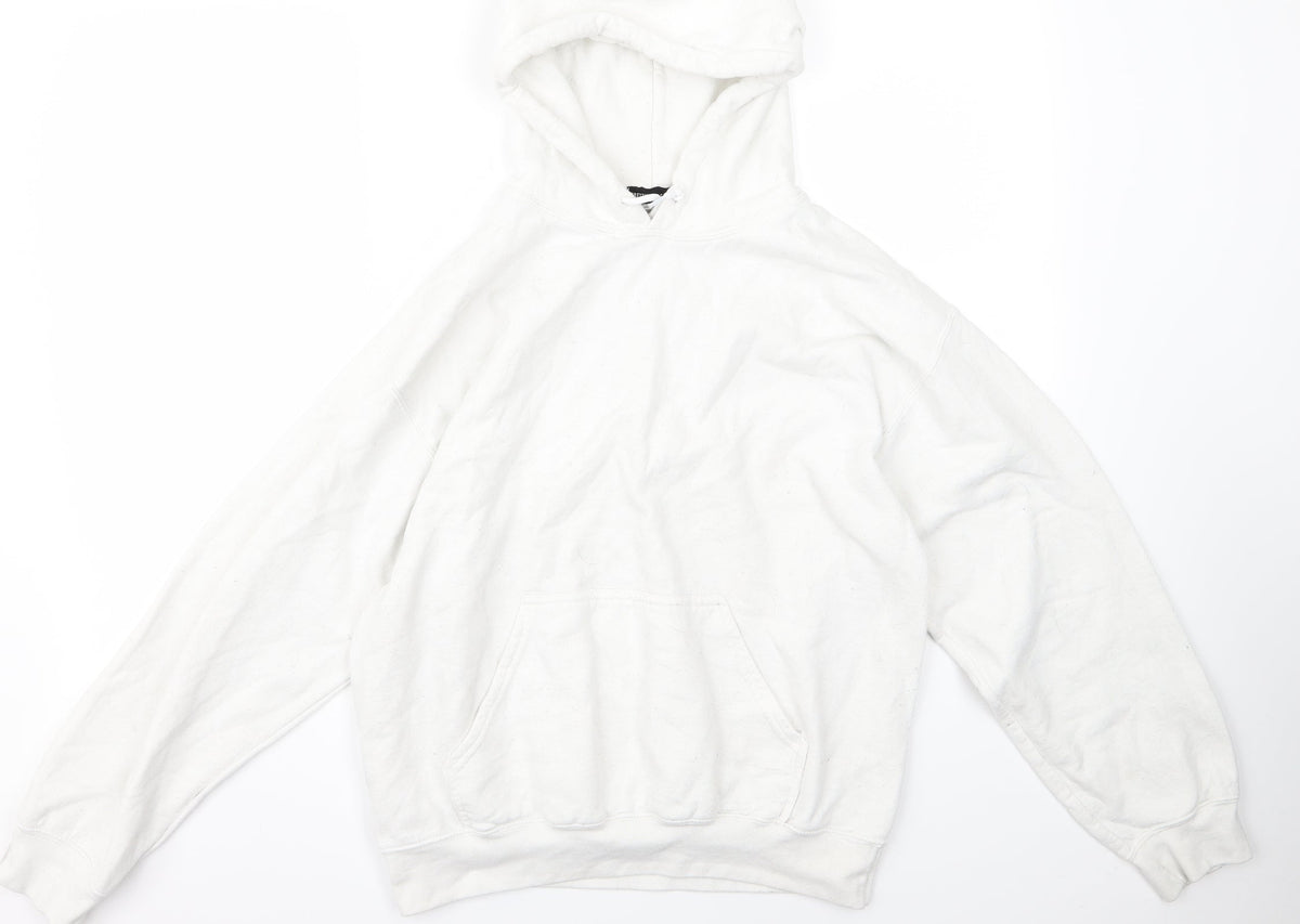 PRETTYLITTLETHING Womens White   Pullover Jumper Size S