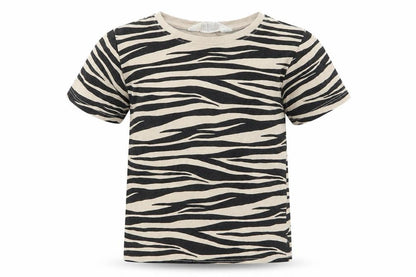 H&M Boys Beige Animal Print  Basic T-Shirt Size 2 Years