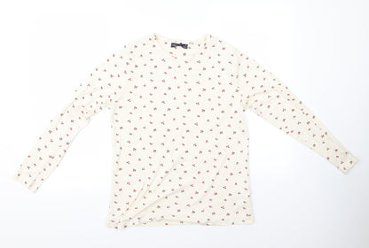 Mens UK Size 16 m&s White  Button-Up Long Sleeve Casual Shirt