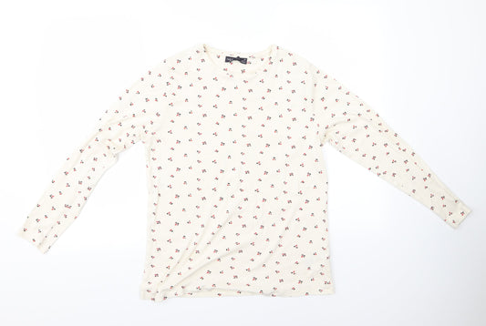 Mens UK Size 16 m&s White  Button-Up Long Sleeve Casual Shirt