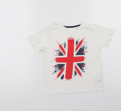 Primark Girls White   Basic Polo Size 5-6 Years