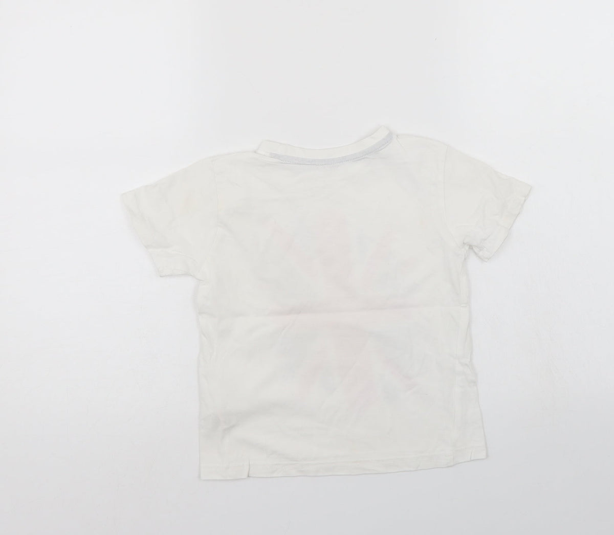 Primark Girls White   Basic Polo Size 5-6 Years
