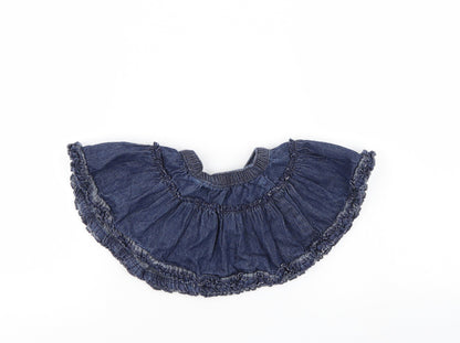 George Girls Blue   Flare Skirt Size 9-12 Months