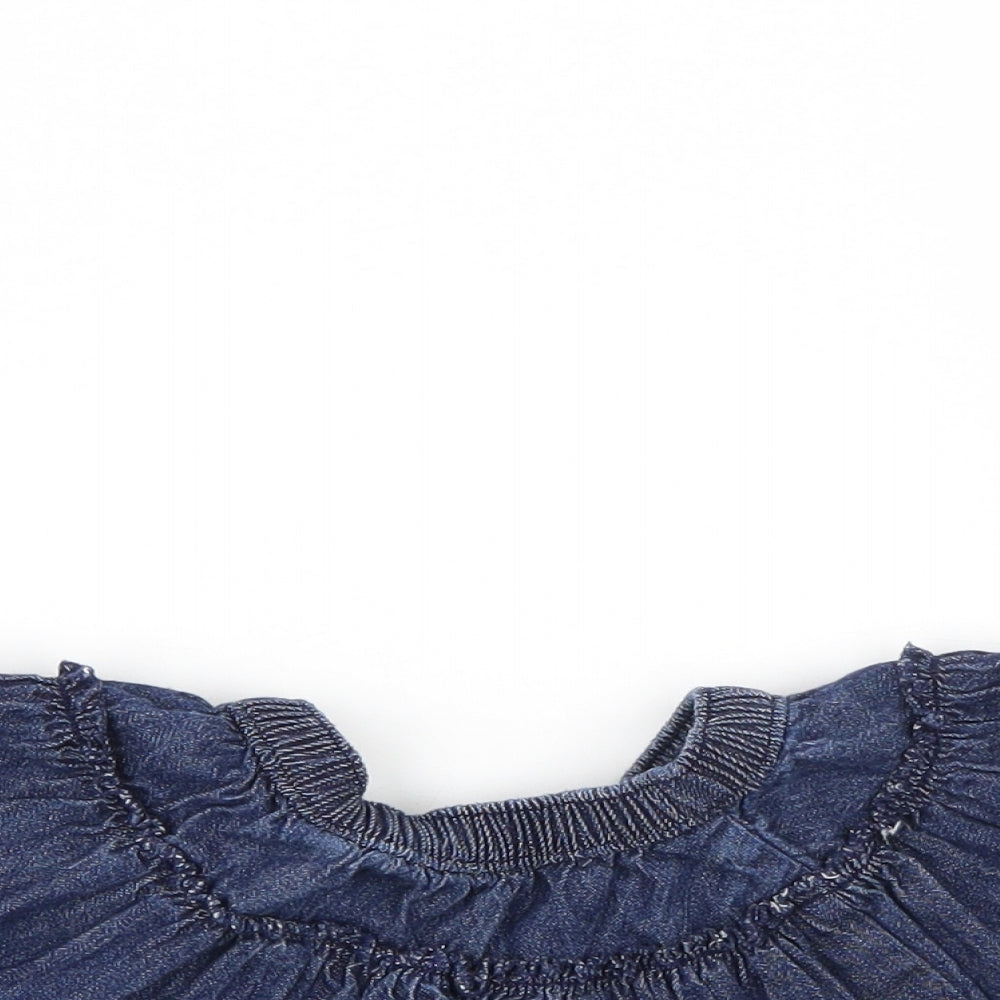 George Girls Blue   Flare Skirt Size 9-12 Months