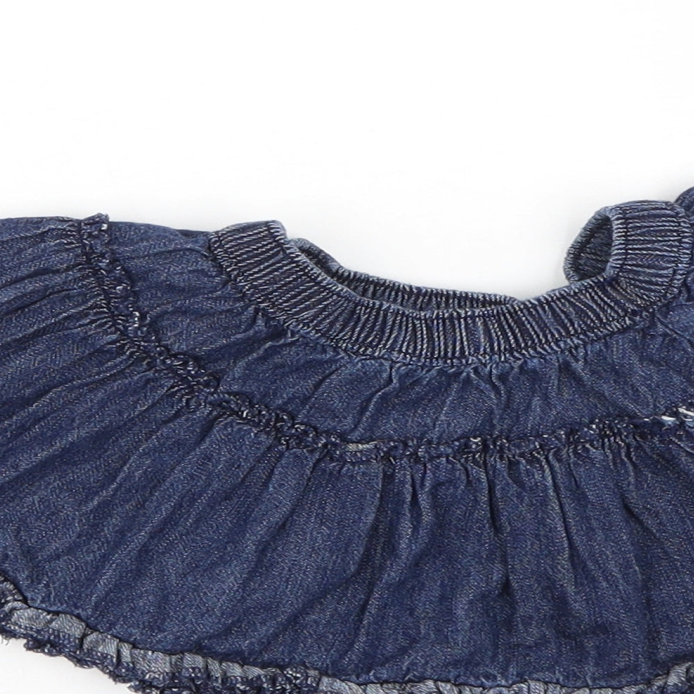 George Girls Blue   Flare Skirt Size 9-12 Months