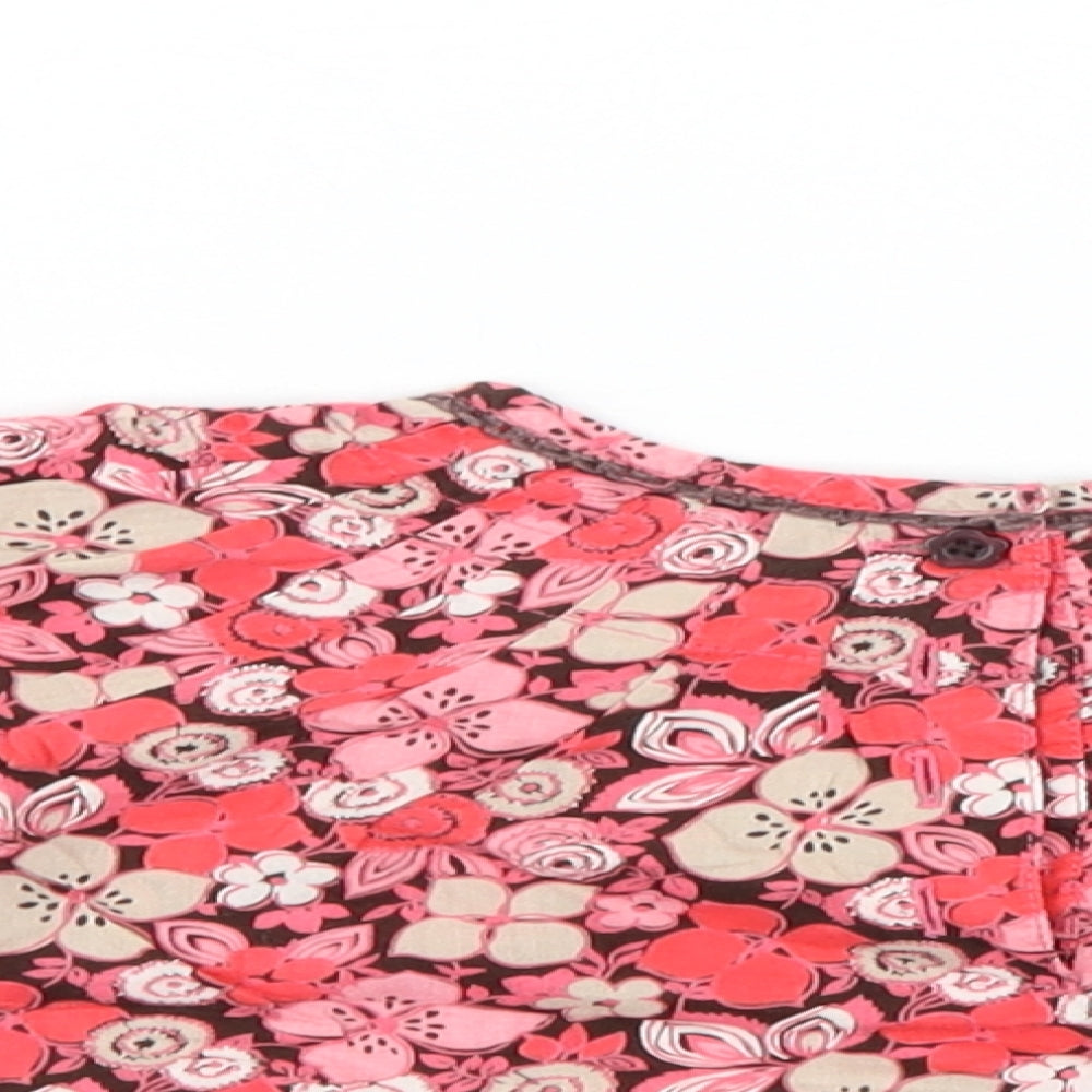 Monsoon Baby Red Floral  Shirt Dress