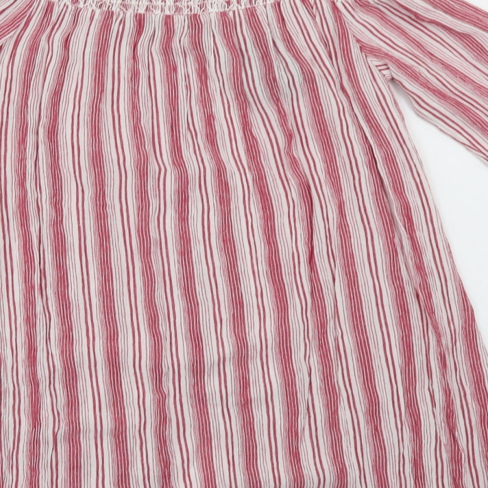 Womens UK Size 8 NEXT Red Basic Blouse