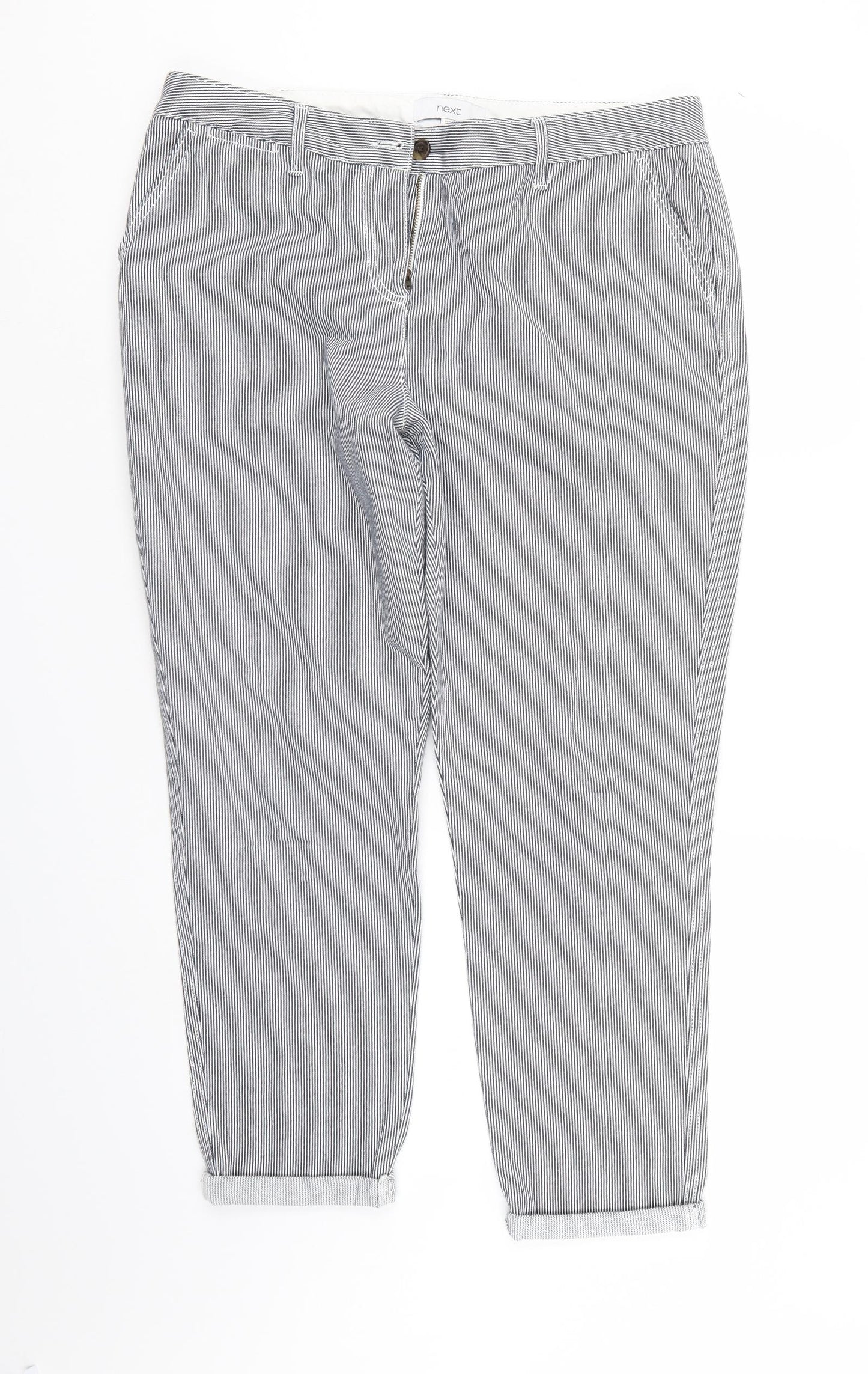 Womens UK Size 14 NEXT Regular Fit  Blue Trousers