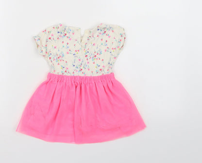 Gap Boys Multicoloured Floral  T-Shirt Dress  Size 12-18 Months