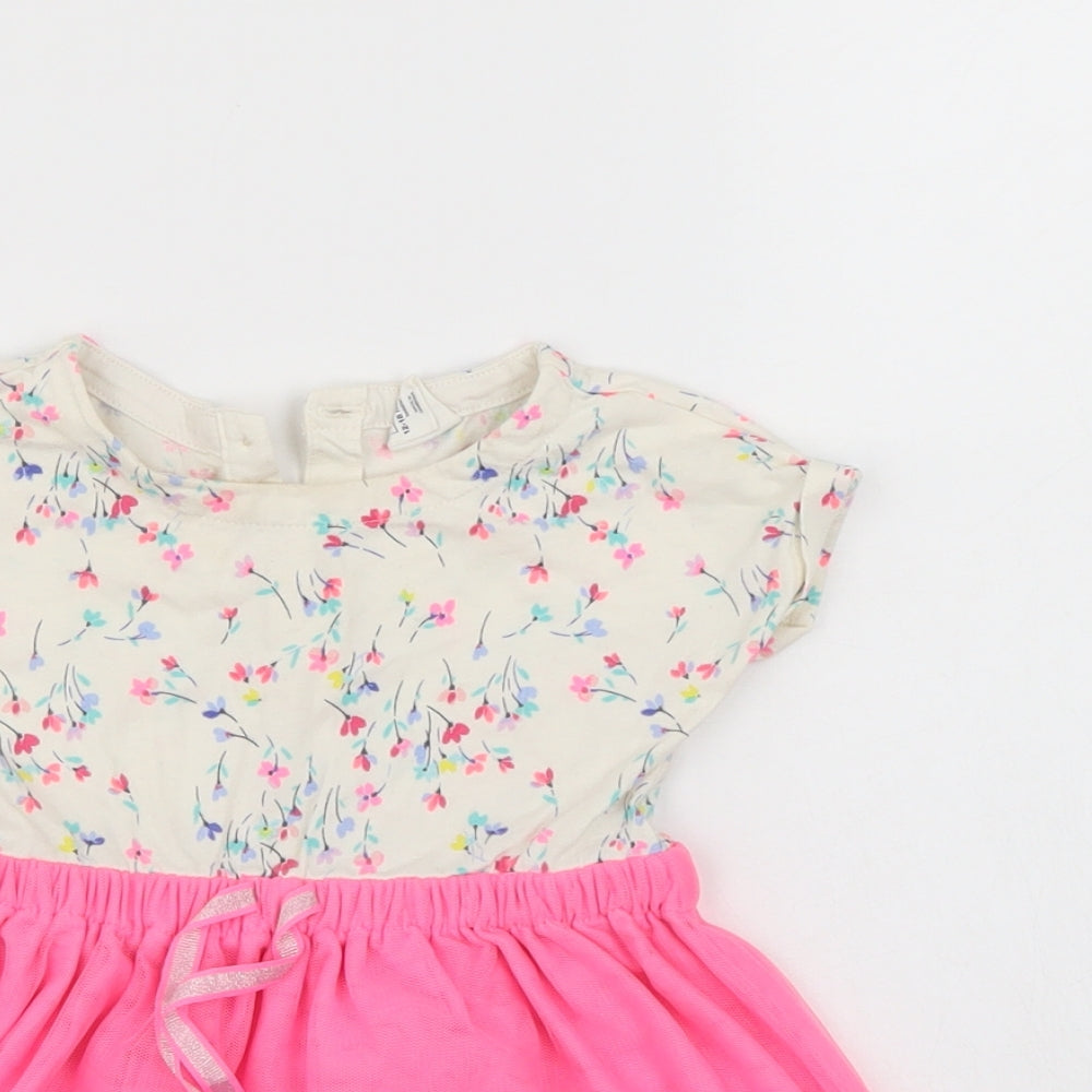 Gap Boys Multicoloured Floral  T-Shirt Dress  Size 12-18 Months