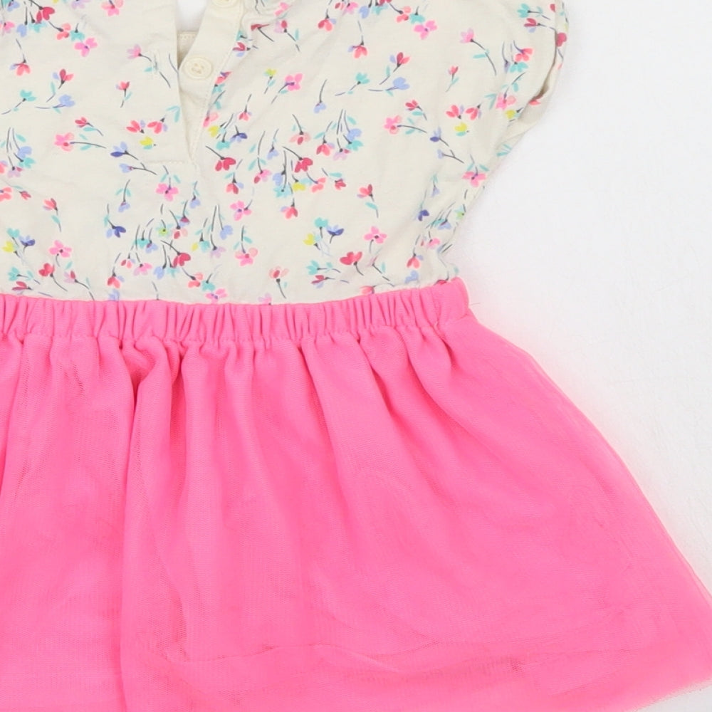 Gap Boys Multicoloured Floral  T-Shirt Dress  Size 12-18 Months