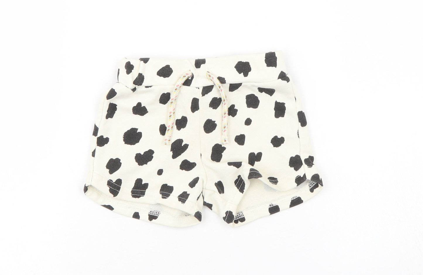 Primark Girls White Polka Dot  Cropped Trousers Size 3-6 Months  - Shorts