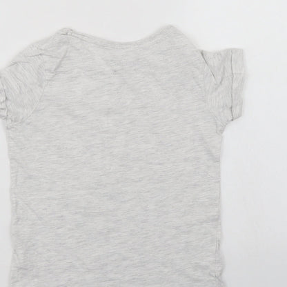 Primark Girls Grey   Basic T-Shirt Size 8-9 Years