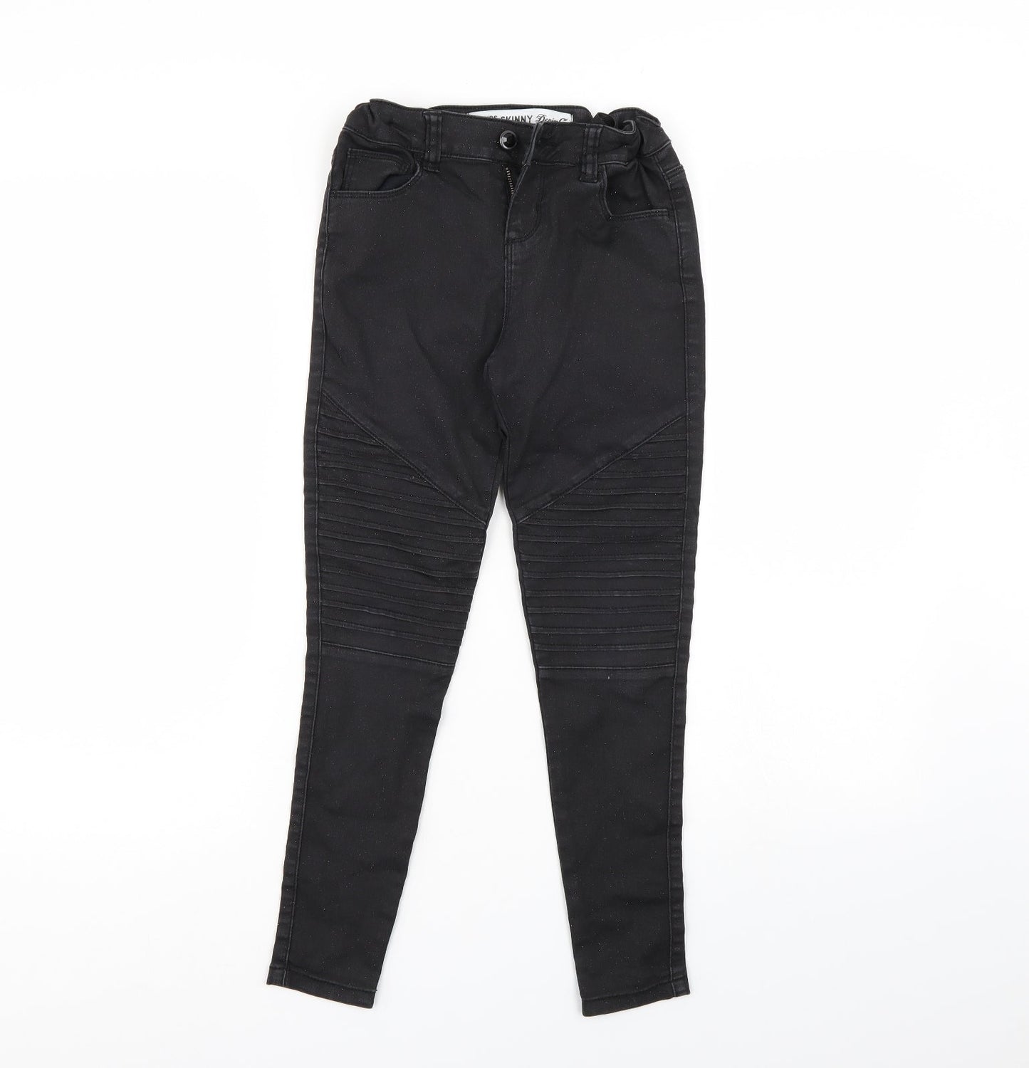 Denim & Co. Girls Black   Jegging Jeans Size 9-10 Years