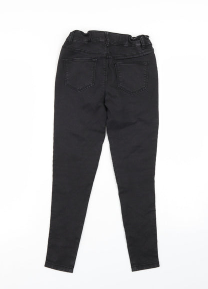 Denim & Co. Girls Black   Jegging Jeans Size 9-10 Years