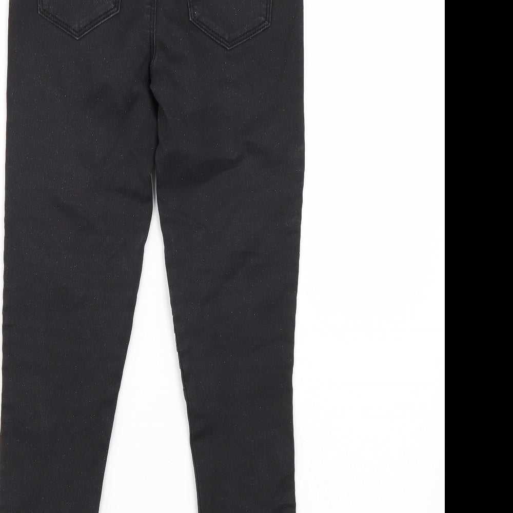 Denim & Co. Girls Black   Jegging Jeans Size 9-10 Years
