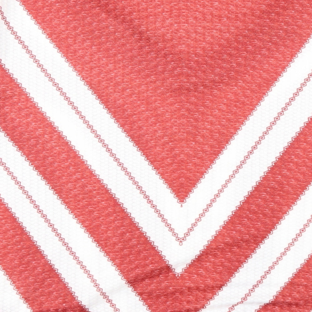 Preworn Womens Red Striped  Tunic Jumper Size L