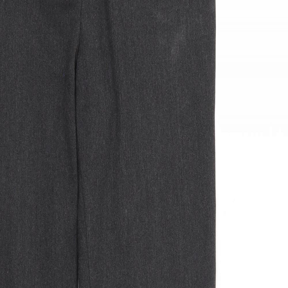 M&S Womens Grey   Trousers  Size 8 L28 in