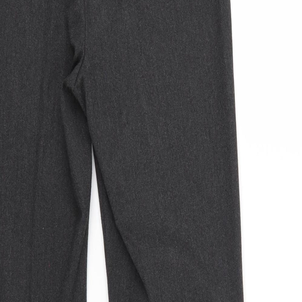 M&S Womens Grey   Trousers  Size 8 L28 in