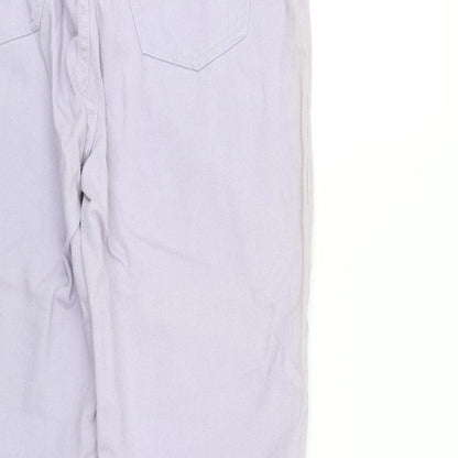 Brooker Womens Purple  Denim Straight Jeans Size 16 L27 in