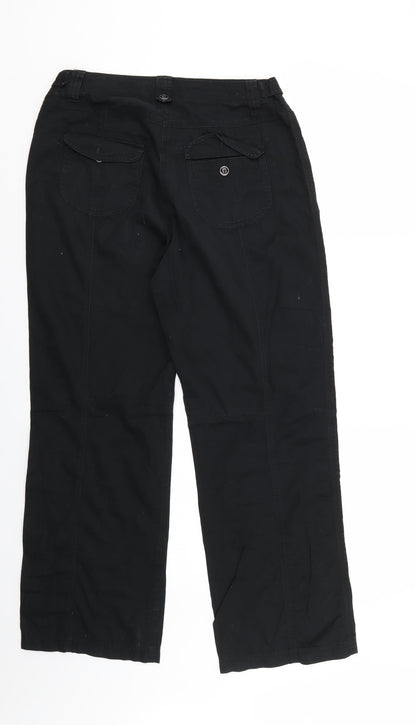 Vanilla sands Womens Black   Trousers  Size 12 L28 in