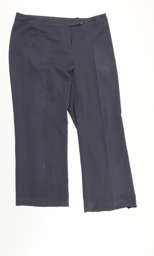 Womens UK Size 16 South Regular Fit  Grey Trousers