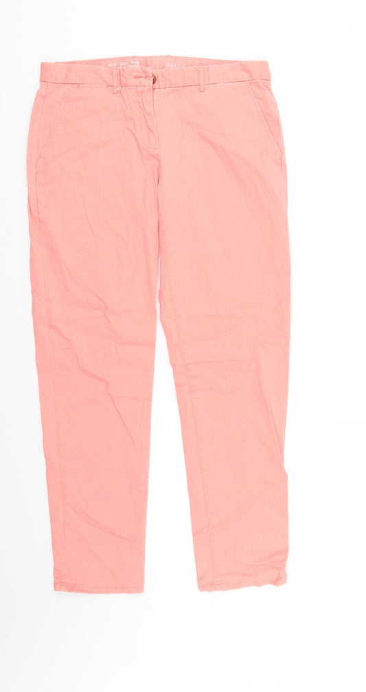 Gap Womens Pink  Denim Skinny Jeans Size 10 L28 in