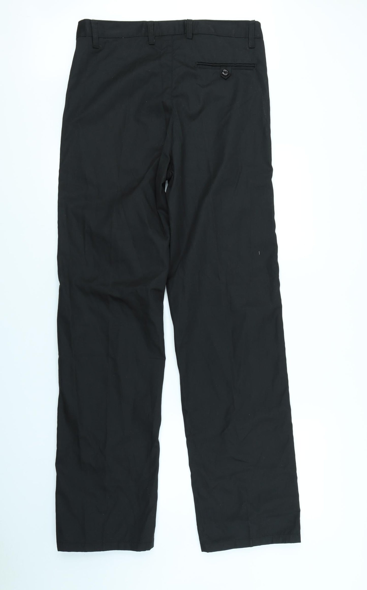 Preworn Mens Black   Trousers  Size 34 in L32 in