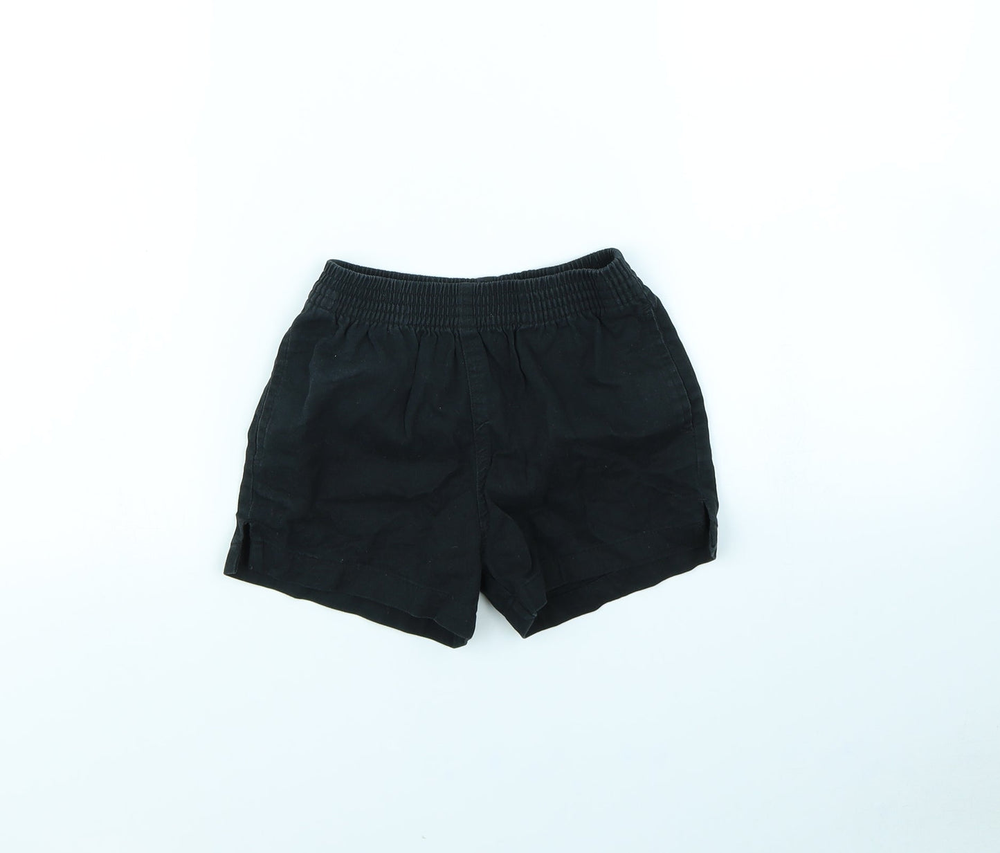 George Boys Black   Cargo Shorts Size 3 Years