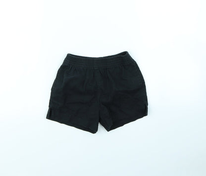 George Boys Black   Cargo Shorts Size 3 Years