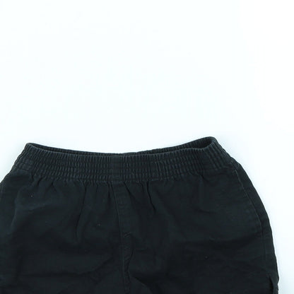 George Boys Black   Cargo Shorts Size 3 Years