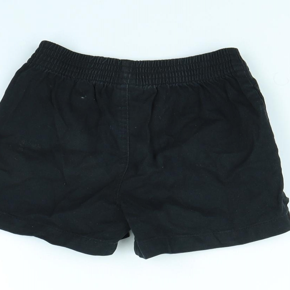 George Boys Black   Cargo Shorts Size 3 Years