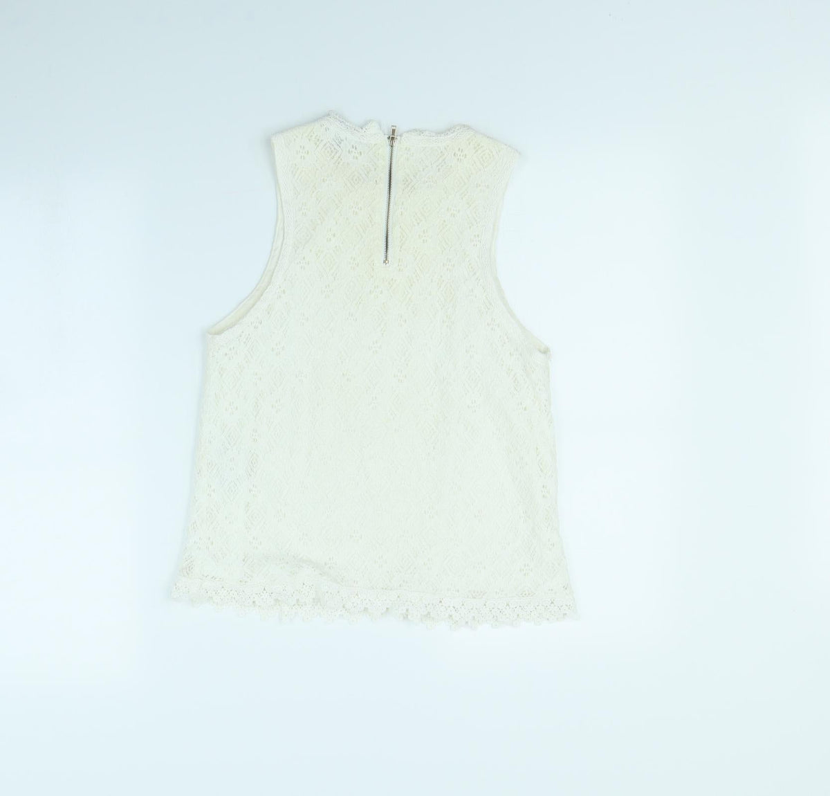 New Look Girls White   Basic Tank Size 12 Years